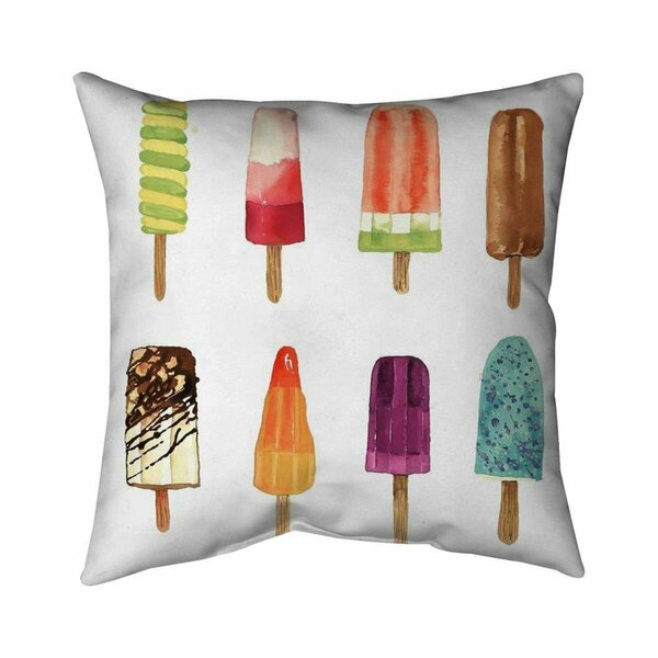 Begin Home Decor 20 x 20 in. Iced Lollipop-Double Sided Print Indoor Pillow 5541-2020-GA115